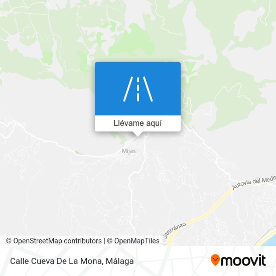Mapa Calle Cueva De La Mona