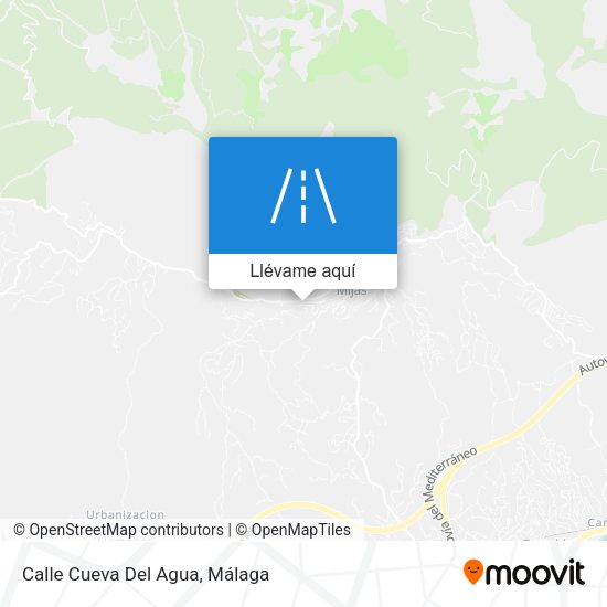 Mapa Calle Cueva Del Agua