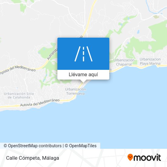 Mapa Calle Cómpeta