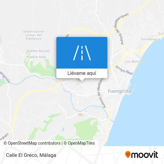 Mapa Calle El Greco