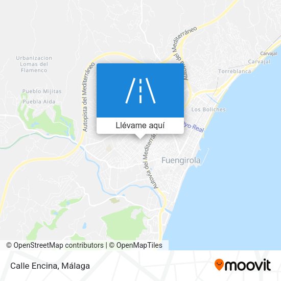 Mapa Calle Encina