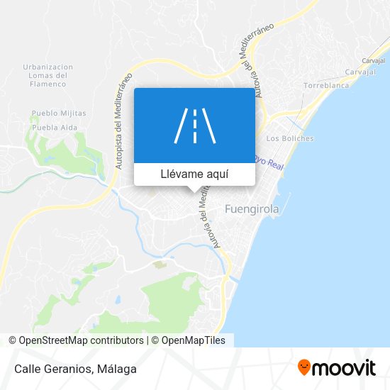 Mapa Calle Geranios