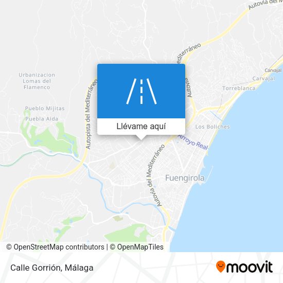 Mapa Calle Gorrión