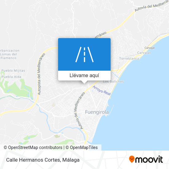 Mapa Calle Hermanos Cortes
