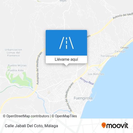 Mapa Calle Jabali Del Coto