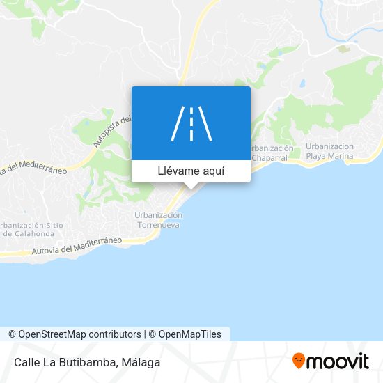 Mapa Calle La Butibamba