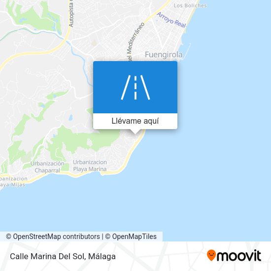 Mapa Calle Marina Del Sol