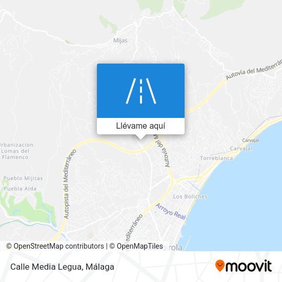 Mapa Calle Media Legua