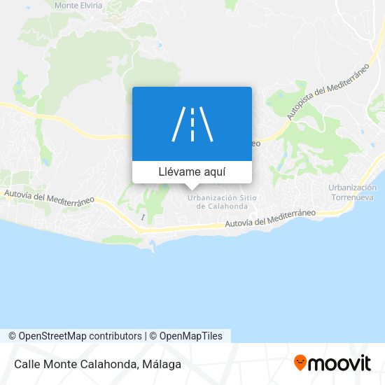 Mapa Calle Monte Calahonda