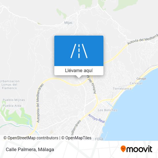 Mapa Calle Palmera
