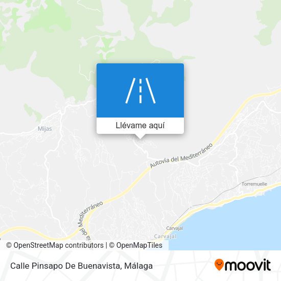 Mapa Calle Pinsapo De Buenavista