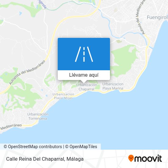 Mapa Calle Reina Del Chaparral