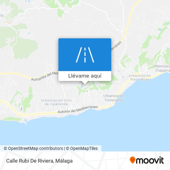 Mapa Calle Rubi De Riviera