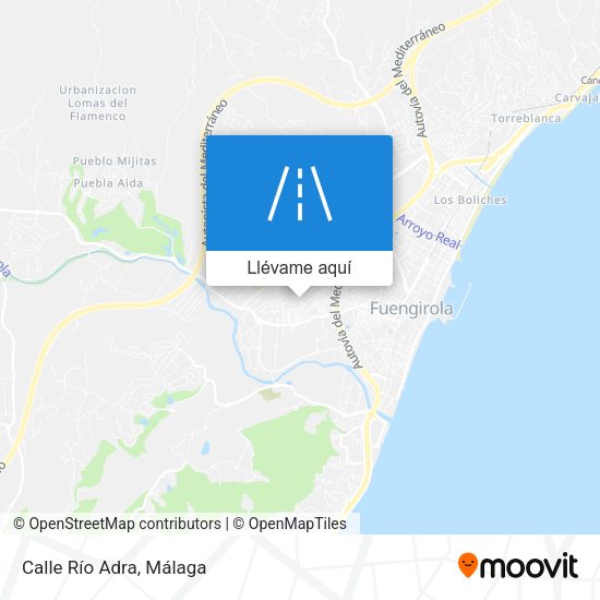 Mapa Calle Río Adra