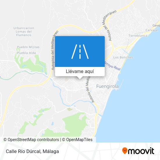 Mapa Calle Río Dúrcal
