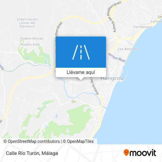 Mapa Calle Río Turón