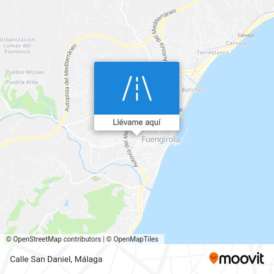 Mapa Calle San Daniel