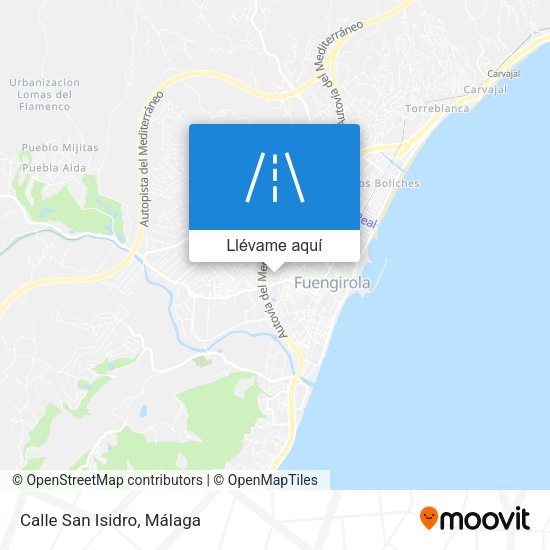 Mapa Calle San Isidro