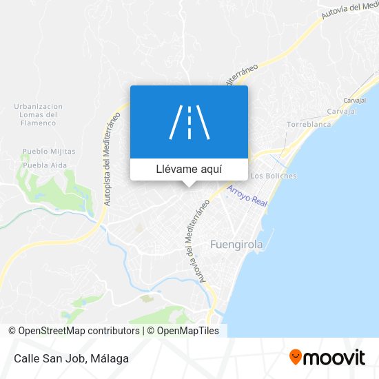 Mapa Calle San Job