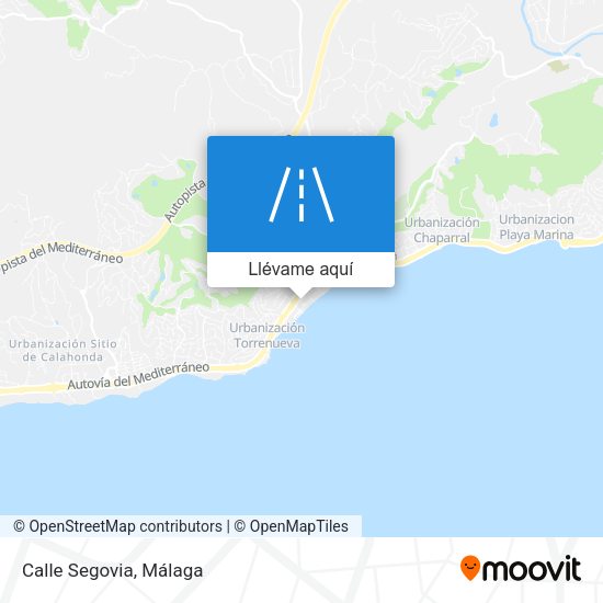 Mapa Calle Segovia