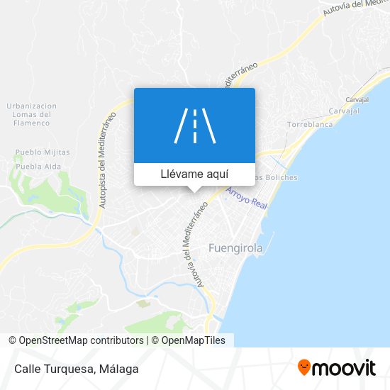 Mapa Calle Turquesa