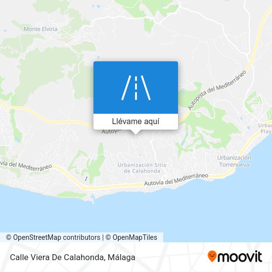 Mapa Calle Viera De Calahonda