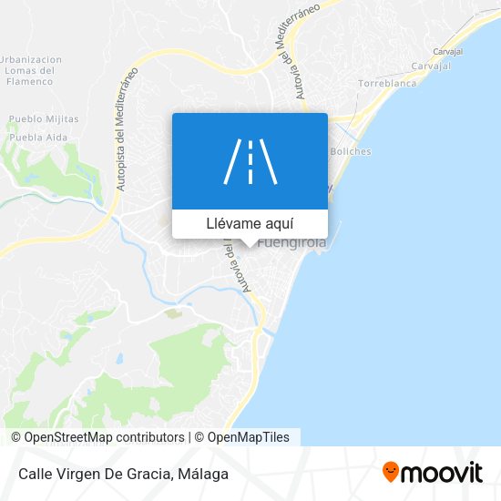 Mapa Calle Virgen De Gracia