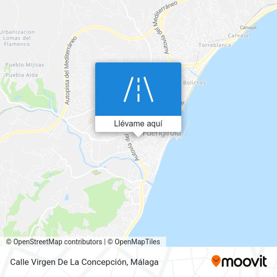 Mapa Calle Virgen De La Concepción