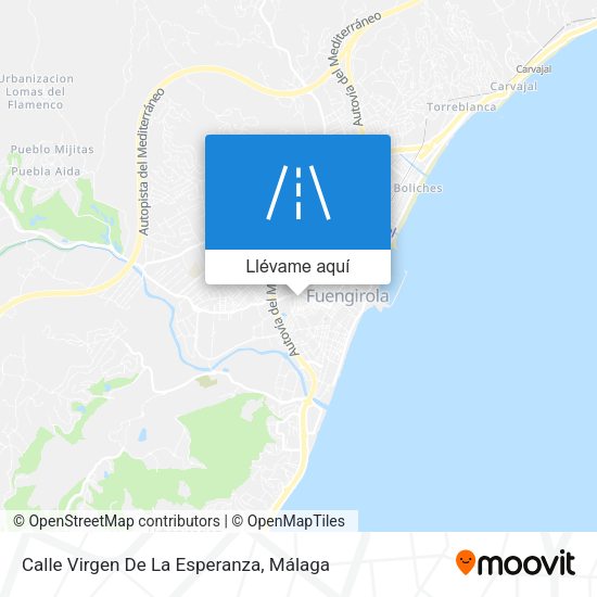 Mapa Calle Virgen De La Esperanza