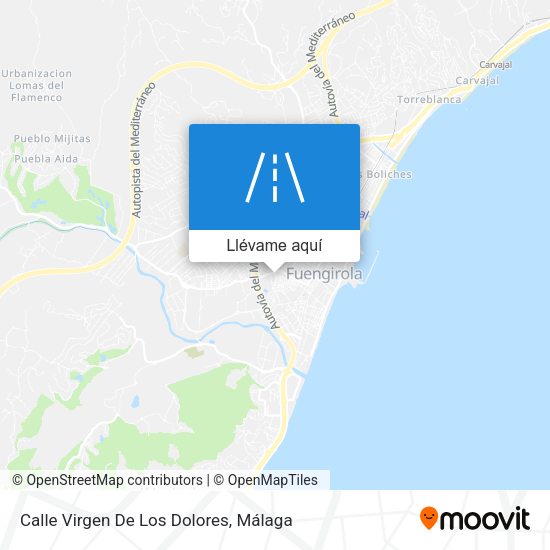 Mapa Calle Virgen De Los Dolores