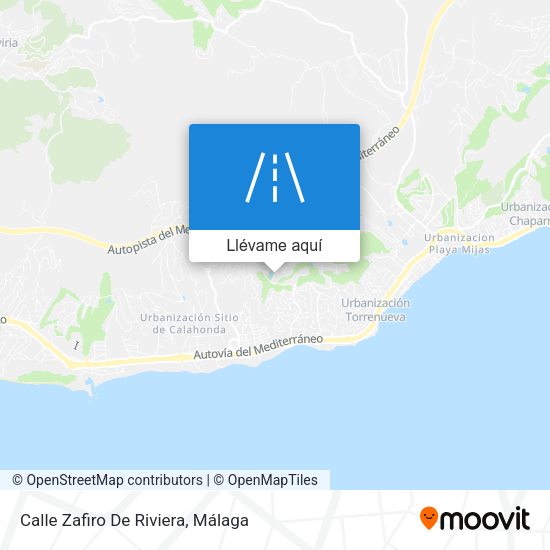 Mapa Calle Zafiro De Riviera