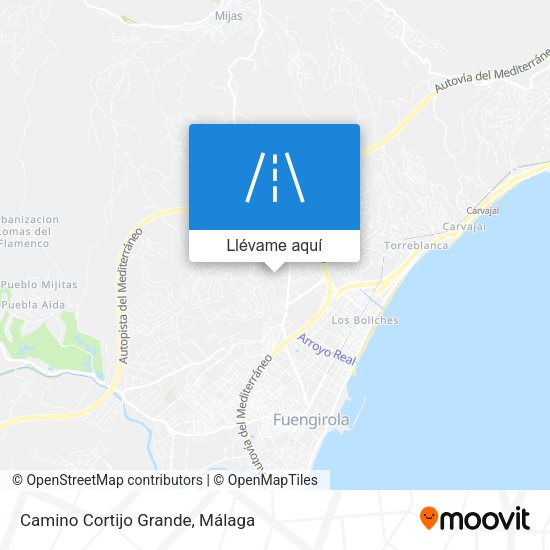 Mapa Camino Cortijo Grande
