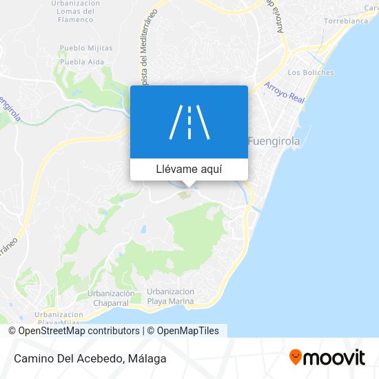 Mapa Camino Del Acebedo