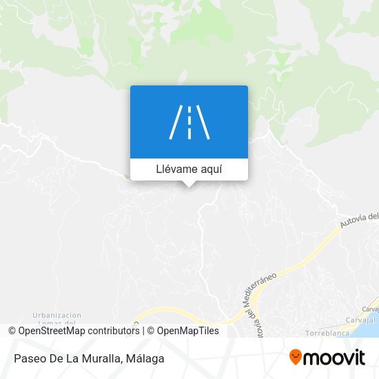 Mapa Paseo De La Muralla