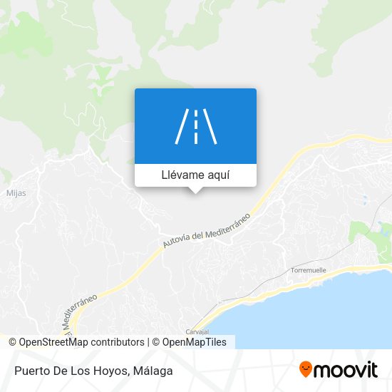 Mapa Puerto De Los Hoyos