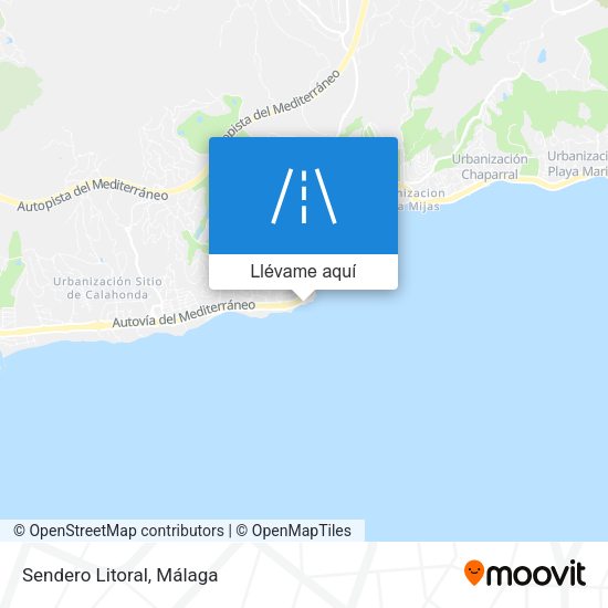 Mapa Sendero Litoral