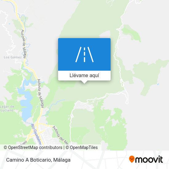 Mapa Camino A Boticario