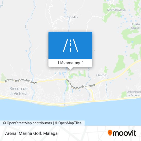 Mapa Arenal Marina Golf