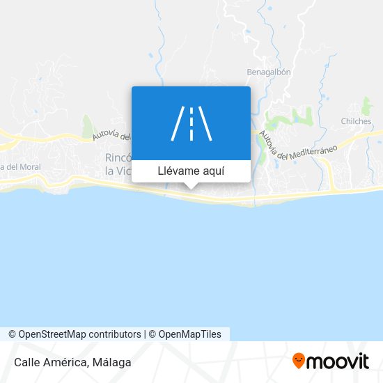 Mapa Calle América