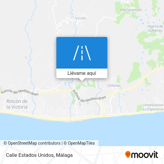 Mapa Calle Estados Unidos
