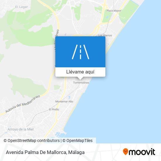 Mapa Avenida Palma De Mallorca