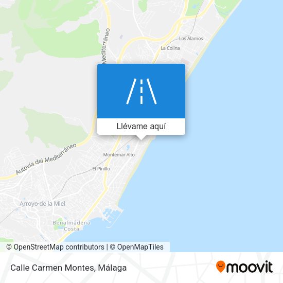 Mapa Calle Carmen Montes