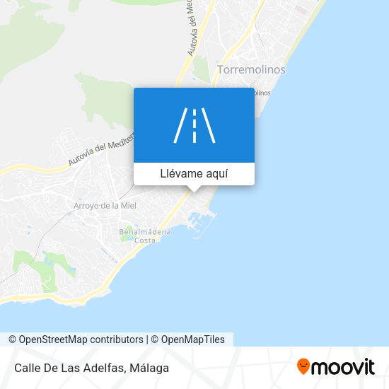 Mapa Calle De Las Adelfas