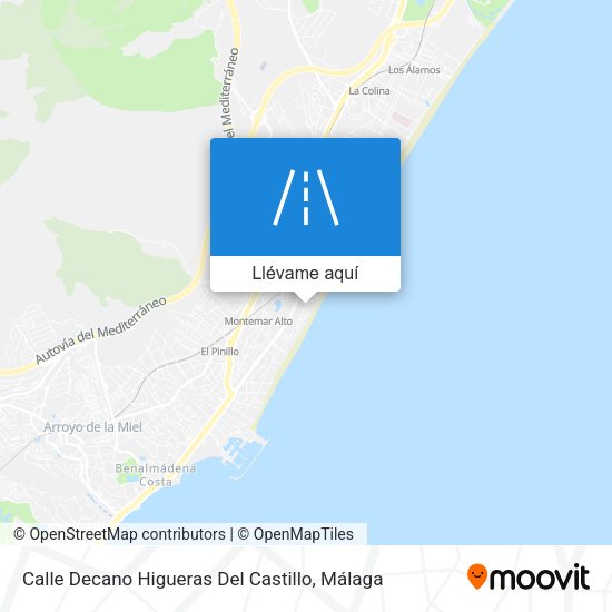 Mapa Calle Decano Higueras Del Castillo