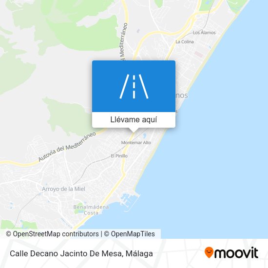 Mapa Calle Decano Jacinto De Mesa