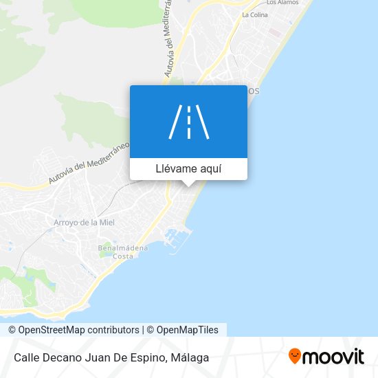 Mapa Calle Decano Juan De Espino