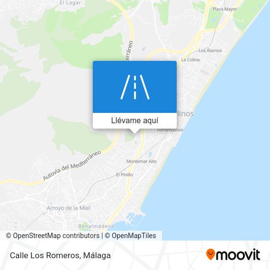 Mapa Calle Los Romeros