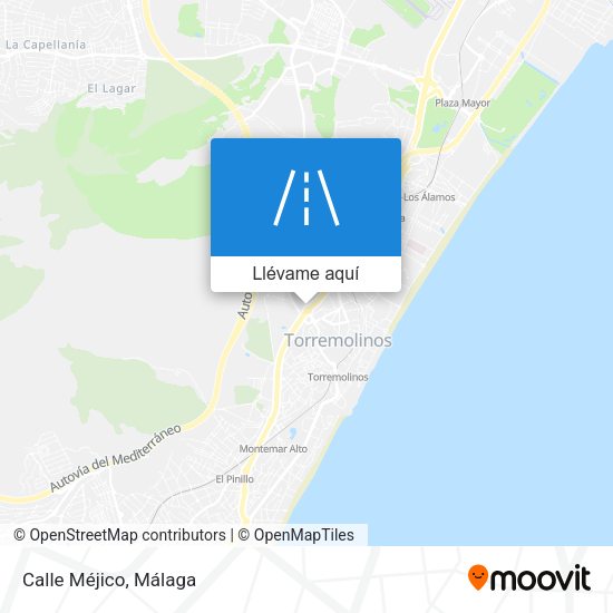 Mapa Calle Méjico