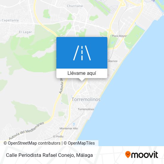 Mapa Calle Periodista Rafael Conejo