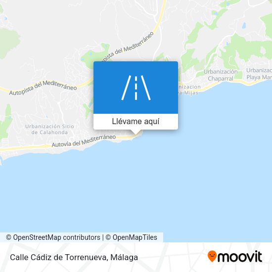 Mapa Calle Cádiz de Torrenueva